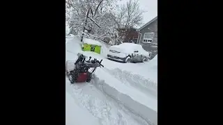 Snow Removal Time Lapse | 30-40cm Snow Fall | Timmins, Ontario Canada