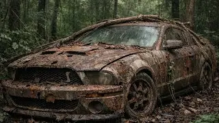 I Found a Rusted Shelby GT500 in the Forest Full Restoration to Perfection | ASMR Car Restoration