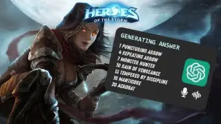 ChatGPT Picks My Talents In Every Ranked Game - Valla Heroes of the Storm, the stacking queen