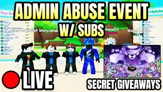 🔴LIVE | ADMIN ABUSE | BGSI Grinding w/ Subscribers! Come Hangout 😁