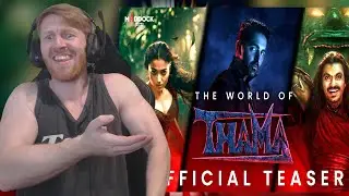 World of Thama | Official Teaser | Ayushmann, Rashmika, Paresh, Nawazuddin &bull; Reaction By Foreigner