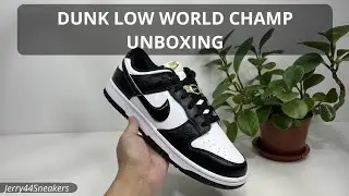 [Unboxing] Nike Dunk Low World Champ