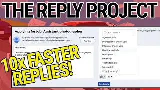 The Reply Project 23 Sec. Demo - Reply to Emails 10x Faster