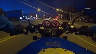 Honda CB-1 NC27 night ride