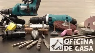 Furadeira e seus acessórios #DIY • Oficina de Casa