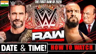 WWE Netflix or Sony LIV? WWE First RAW 2026 India Time Revealed 😱