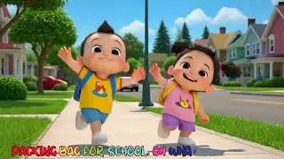 KIDS ZONE (School Bag Packing Song | Kids Learning Song | Fun & Dance Nursery Rhyme)