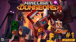 Minecraft dungeons | Gameplay Walkthrough | Part - 1 | Creeper Woods