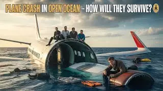 Plane Crash in the Middle of the Ocean | Passengers Fight to Survive Underwater | Movie Explained