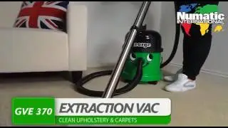 Numatic George Vacuum Cleaner GVE370  Carpet & Upholstery Cleaner