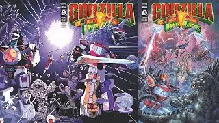 Godzilla vs. The Mighty Morphin Power Rangers #3 by BOOM! Studios & IDW Publishing