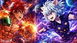 Neferpitou vs baki hamna quien es el m&aacute;s fuerte. #anime #acci&oacute;n #ai 