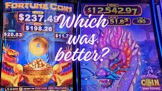 Fortune Coin vs. Dragon Coin slot machine Showdown: Which played better?