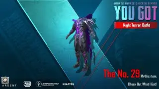 RP Treasure Crate Opening M7 Night Terror Outfit PUBG Mobile