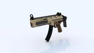 Custom Lego Gun MOC: H&K MP5 SwordFish MK.II [Master Edition]