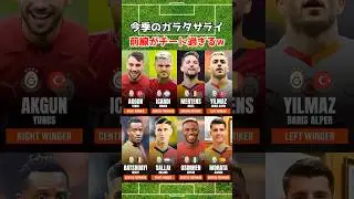 ガラタサライのフォワードが多すぎるw #モラタ