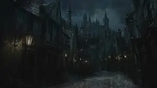 Stormy Night at the Ancient Castle 🏰 Heavy Rain Sounds for Relaxing and Deep Sleep 🌧️