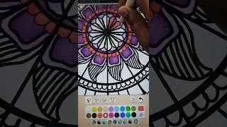 Digital mandala art#art #mandala #drawing #ytviral #youtubeindai#kalaaneeti #trending #india 
