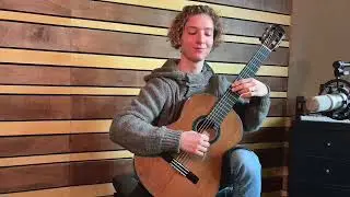 Recording Aiersi International Guitar Competition Nicolò Accarpio