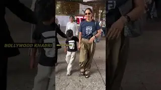 Sania Mirza With Her Son Touch Indian Land #video #shorts #entertainment Sania Mirza Apne Bete ke Sa