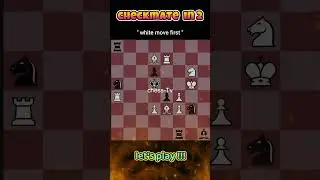 CHECKMATE IN 2 !! #sports #games #gaming #puzzle #chess #viral #catur #tacticalgaming #magnuscarlsen