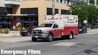 Baltimore City Fire Department | Medic 5 Response | Emergency Films