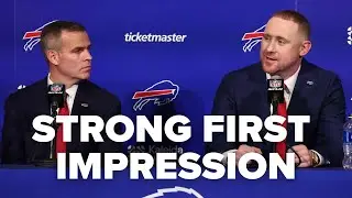 You only get one chance at a first impression and Buffalo Bills HC Joe Brady made the most of his