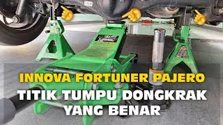 CARA DONGKRAK INNOVA FORTUNER PAJERO || SASIS RANGKA LADDER FRAME