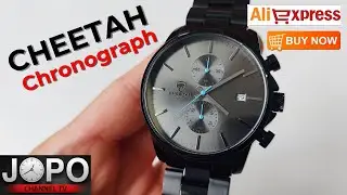CHEETAH CH1604 Military Chronograph Watch│Cheetah Watch Review│Subtitles