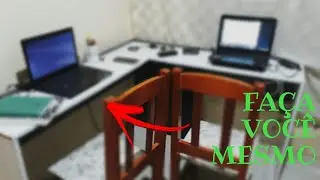 Fazendo uma mesa com porta de guarda roupa - DIY