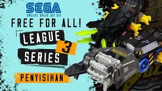 MIGHTY BARS VS DRAIN FANG | PENYISIHAN SEGA LEAGUE SERIES 3 | BREAK GO GA THUNDER MACHINES