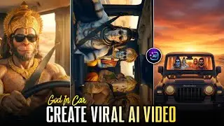 God In Car Trending Reels Editing | Bhagwan Ki Ai Video Kaise Banaen !