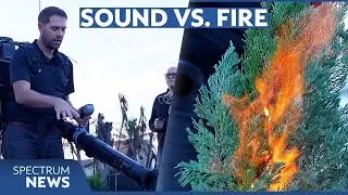 Can sound waves help stop California's wildfires?