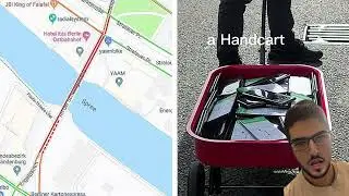 Man Uses 99 Phones and a Handcart to Create a 