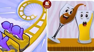 Spill It V's Runner Coaster | Mobile Puzzle Challenge | Droid Play Arena  #308