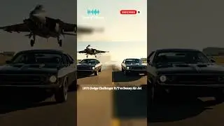 🔥 1970 Dodge Challenger R/T vs Benny Air Jet | Power on the Runway #musclecars
