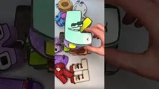 TOWER SONG💥Paper Spanish Alphabet Lore #alphabetlore #shorts  #spanishalphabetlore #abcsong