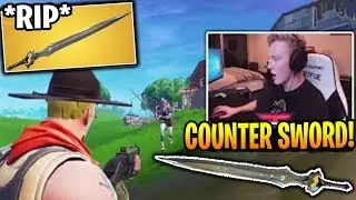 Tfue Teaches You How to Counter New Infinity Blade Sword Fortnite FUNNY BEST Moments Winter Royale