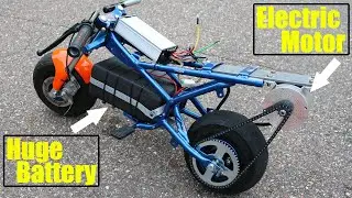 NOS POCKET BIKE: замена электродвигателя! Эпизод 1