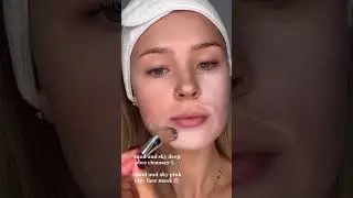 How to unclog your pores! Australian Pink Clay range, detoxifies & unclogs #shorts #sandandsky #skin