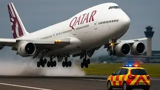 Plane Crashes After Landing &ndash; Pilot Loses Control on Runway
