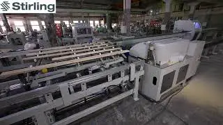 Stirling Optimizing Saw & End Matcher Fully Auto Flooring Producing Line