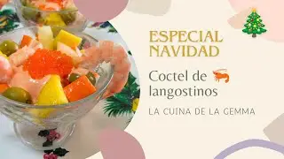 COCTEL DE LANGOSTINOS con pińa y mango...éxito seguro👏👏👏#recetas#cocina#parati#vegan#navidad#comida#