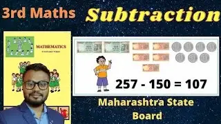 Subtraction Without Burrowing   Clkass 3 Math Student point academy Maharashtra State board