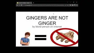 blond person explains why gingers aren't ginger