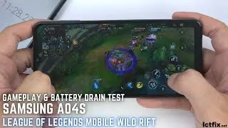 Samsung Galaxy A04s test game League of Legends Mobile Wild Rift | LOL Mobile