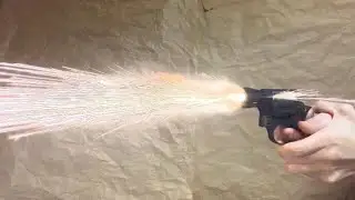TANAKA WORKS  S&W M36  PLUG FIRE CAP&times;2粒と&times;4粒を発火させてみました〜（＾&omega;＾） #モデルガン