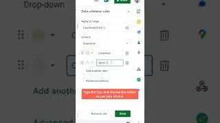 Create Colored Drop Down List in Google Sheets #googlesheets #excelwithavi