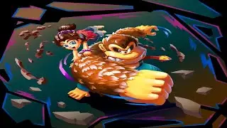 Adventure Mode on VERY HARD with DK - Super Smash Bros Melee