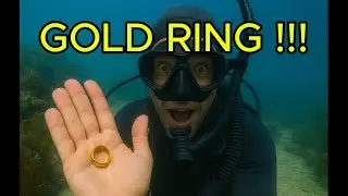 Underwater Find: Gold Ring !!! #diving #treasure #underwatertreasure #goldring